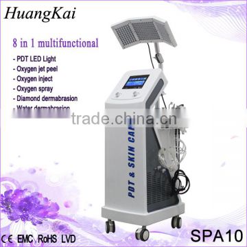 Diamond Dermabrasion Facial Care Oxygen Acne Removal Hydro Dermabrasion Dispel Pouch Machine Jet Peel/water Dermabrasion Beauty Machine Oxygen Facial Equipment Cleaning Skin