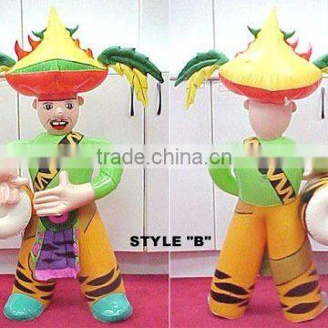 cute cartoon product/party holiday inflatable/promotional toys/plastic pvc items/adversing toys