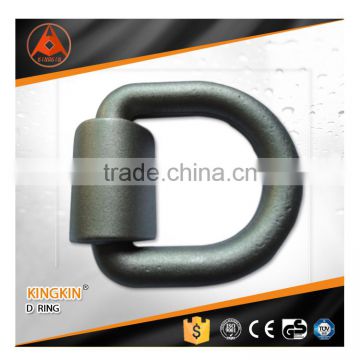 Drop forged metal D ring/forged adjustable lifting open D ring/forged D ring with warp