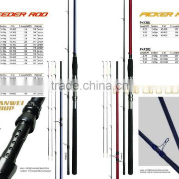 Customized kinds of feeder rod