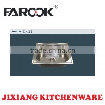 Factory wholesale single bowl stainless steel kitchen sink