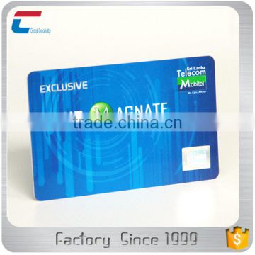 High security 13.56MHz Mifare Plus EV1 2K rfid smart card