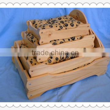 High quality new design wooden pet bed wholesale