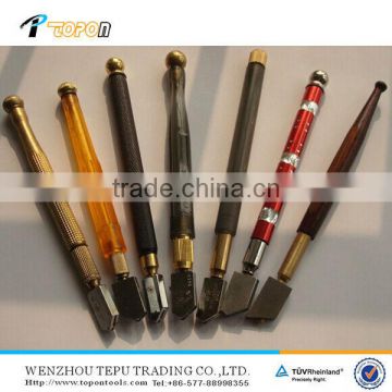 Tungsten carbide oil filled wooden handle glass cutter,glass cutting tools