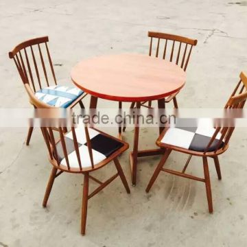 2016 high quality hot selling copy wood design coffee set and dining set