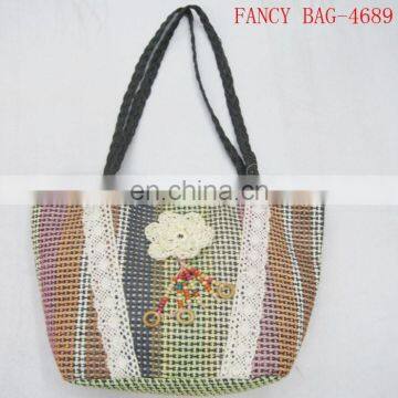 Wholesale Custom Straw Leisure shopping bag