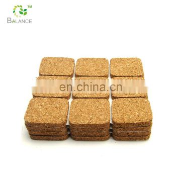 Heavy duty customized adhesive cork mat furniture feet cork adhesive pads cork protector pad for glass