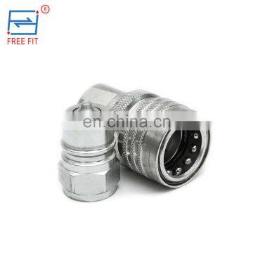 3/8'' TFH faster hydraulic coupling quick release coupler NPT thread brass quick coupling kzd