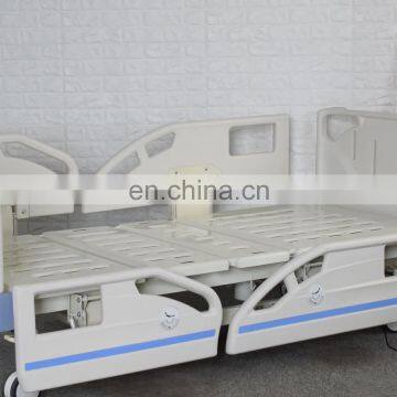 Portable Casters 3 Function Adjustable Folding Clinic Furniture Electric Medical Patient Nursing Hospital Bed