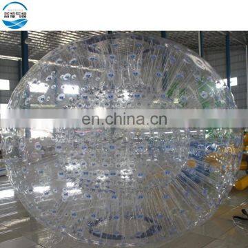 Clear PVC/TPU inflatable zorb balls, inflatable human hamster ball for adults, Grass Zorbing Ball for sale