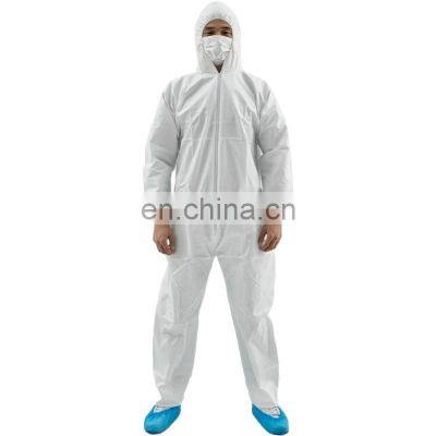security protection coverall type 5/6 asbestos disposable coverall with hood manufacturer