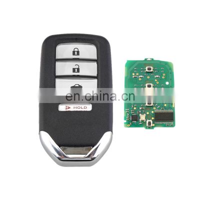 3+1 4 Buttons Keyless Entry 433Mhz ID47 Chip KR5V2X Smart Car Remote key For Honda Civic EX 2017-2019 Remote Control
