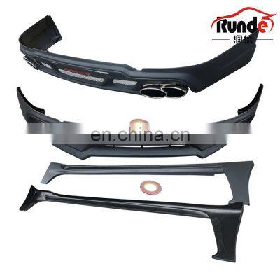 Runde ABS Material Old Audi A5 Four Door Modified Small Bodykit A5 Two Door Front Rear Lip Side Skirt For 2013-2016 Audi A5 bodykit