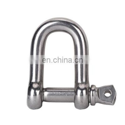 JRSGS European Type Polished Stainless Steel 304/316 D Shackles