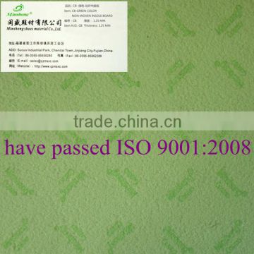 Minsheng Green Shoe Insole Board with 1.25mm