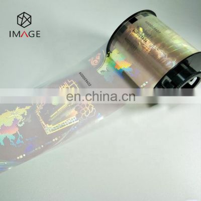 3D Customized Transparent Hologram Ribbon for PVC Cards