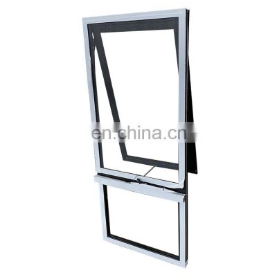 Standard China factory price Aluminium  Awning double glazed Window with chain winder