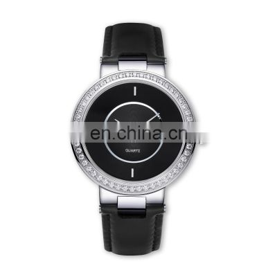 Customized Logo Black Dial Ladies Casual Quartz Watches OEM Minimalist Women Watch Bracelet