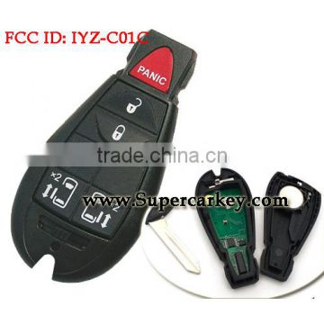 Best quality 5+1 Button Remote Fob (FCC:IYZ-CO1C) for Genuie Chrysler