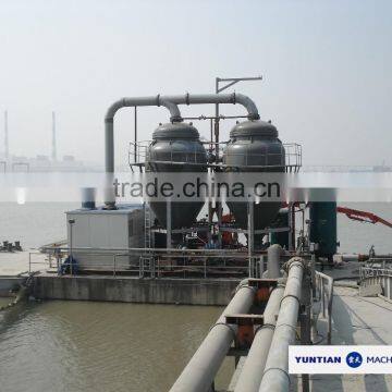 XS pneumatic bulk ship unloader