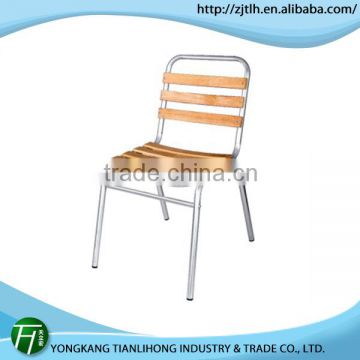 specialized suppliers cheap aluminum chair/wood aluminium chair