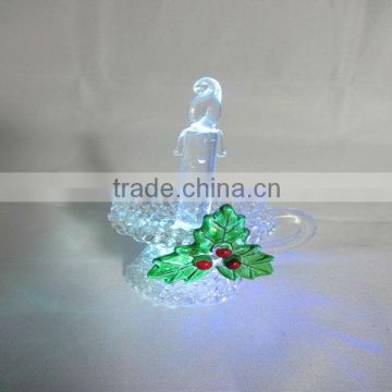 led glass christmas new product,,cup with candes,led candle holder