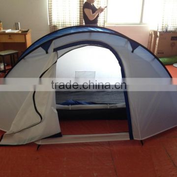 Double layer 2 person pop up tent