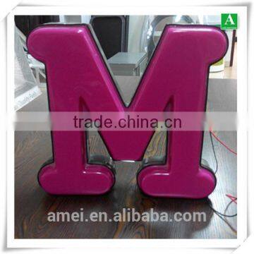 Acrylic vacuum forming thick plastic LED letter light box