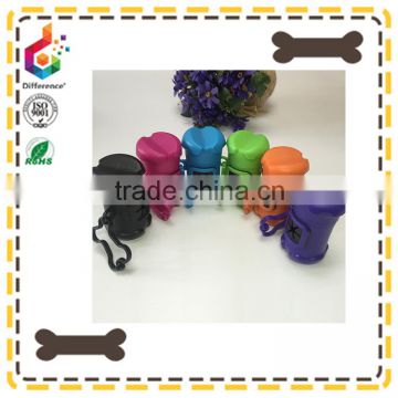 Different colour and shape pet waste bag holder