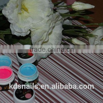 UV gel factory soak off pure color UV gel for nail decorationChina factory