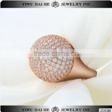 daihe fashionable silver cheap wedding ring set