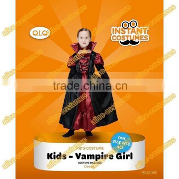 Halloween Carnival Party red vampire fancy dress for children girls