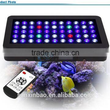 Programmable 165w full spectrum led aquarium lighting