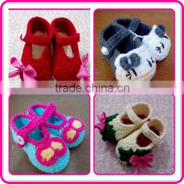 cute handmade baby crochet booties