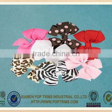 Factory High Quality Beautiful Fashion Ribbon Bows for hair decoration