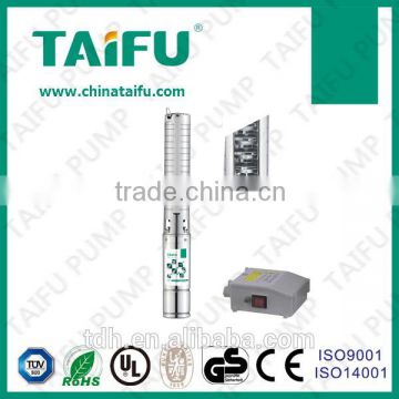 TAIFU brand 230V plastic/s.s. impeller 4-inch centrifugal high stage water fountain submersible pump