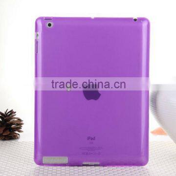 New Arrival Wholesale Pure Color TPU Case for iPad 2,3,4,5