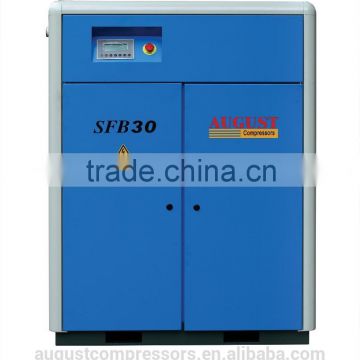 SFB30C 30KW/40HP 13 bar AUGUST stationary air cooled screw air compressor air compressor air compressor specification