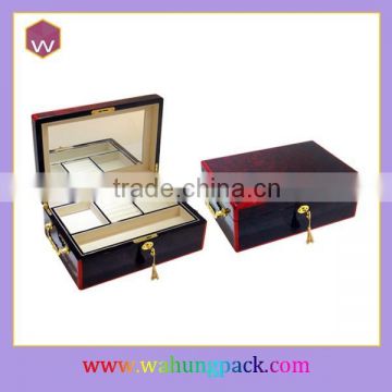Elegant Wooden Packing Jewelry Box With Compartment & Unfinished Wood Jewelry Boxes Wholesale