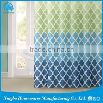 High Quality Factory Price printing shower curtain