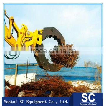 Excavator Mechanical Grab Manual Grapple Wood Grapple factory price for sale