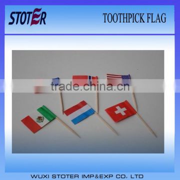 paper toothpick country flag for 2016 EURO championship
