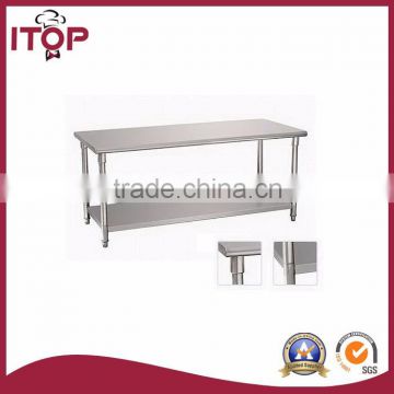S/S Worktable With Under Shelf