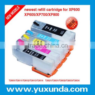 Refillable ink cartridges for XP700 with auto reset chip