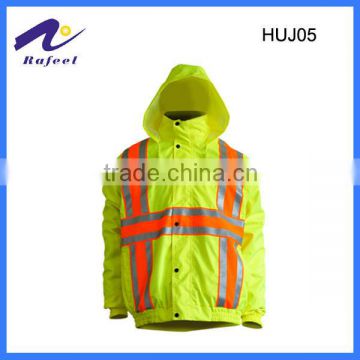 2014 mens safety yellow safety reflective jacket
