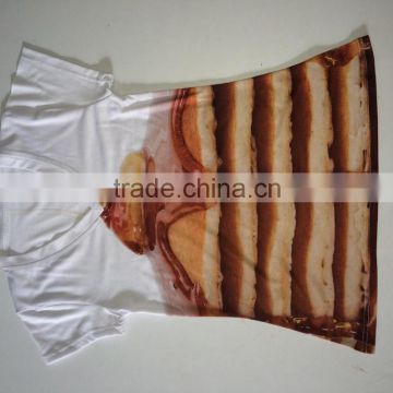 Man dyed sublimation printing t-shirts for promotion