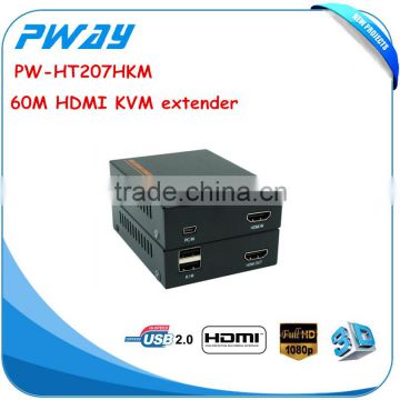 Pinwei PW-HT207HKM 60M (200FT) HDMI extender over UTP cable with mouse and keyboard
