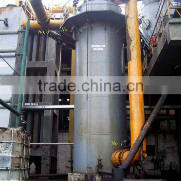 High efficiency coal gasifier for rotary kiln