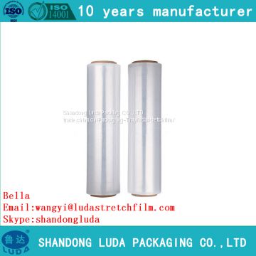 Hot sell smooth transparent machine PE casting stretch wrap film the lowest price