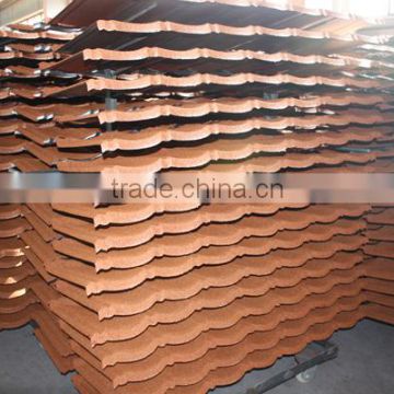 Classical Tile-colorful stone chip coated steel roof tiles